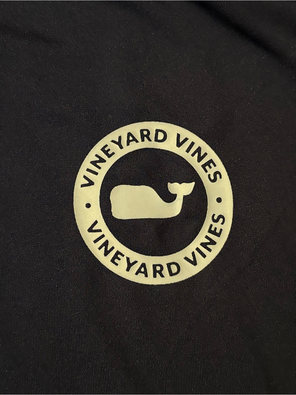 Vineyard Vines Men’s Deep Blue Performance Hoodie with Whale Logo - Picture 4 of 5